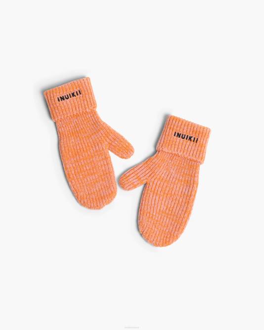 INUIKII Women Orange - Pink Oversized Glove Accessories B8TL312