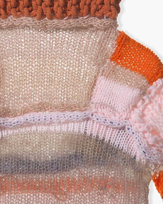 INUIKII x NIM Women Orange Sweater Apparel B8TL60