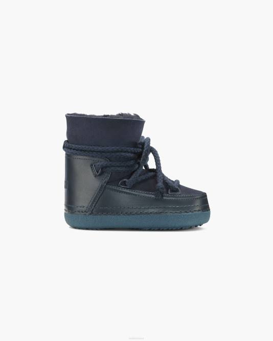 INUIKII Kids Dark Blue Classic Boot Footwear B8TL383