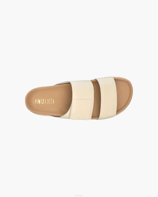 INUIKII Men Beige Classic Double Band Footwear B8TL341