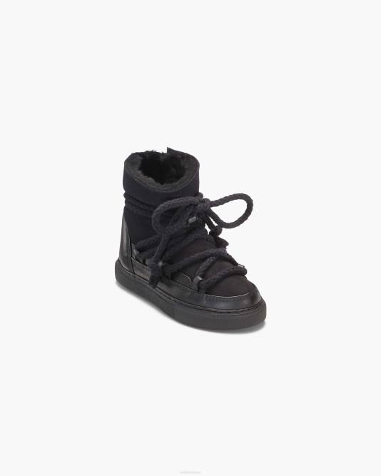 INUIKII Kids Black Classic Sneaker Footwear B8TL395