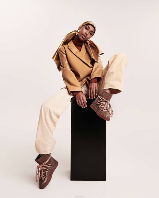 INUIKII Women Taupe Classic Sneaker Footwear B8TL137