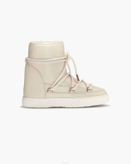 INUIKII Women Cream Nappa Wedge Footwear B8TL228