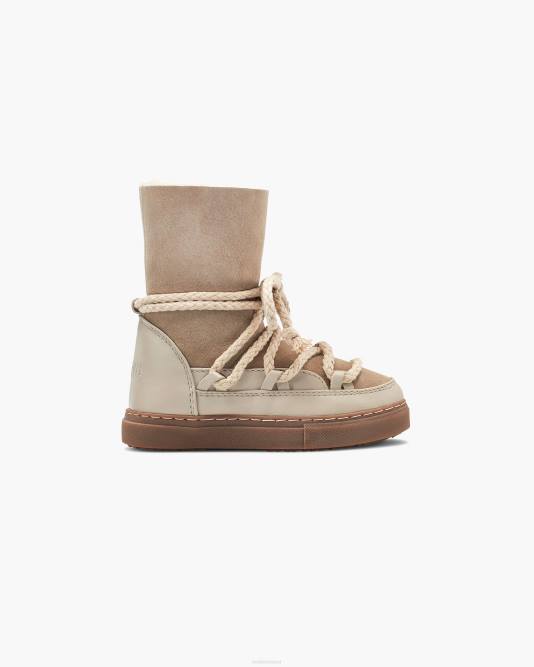 INUIKII Kids Beige Classic High Footwear B8TL384