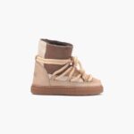 INUIKII Kids Beige Patchwork Footwear B8TL406