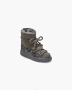 INUIKII Kids Dark Grey Classic Sneaker Footwear B8TL391 - Image 2