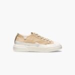 INUIKII Men Beige Canvas Lex Low Footwear B8TL335