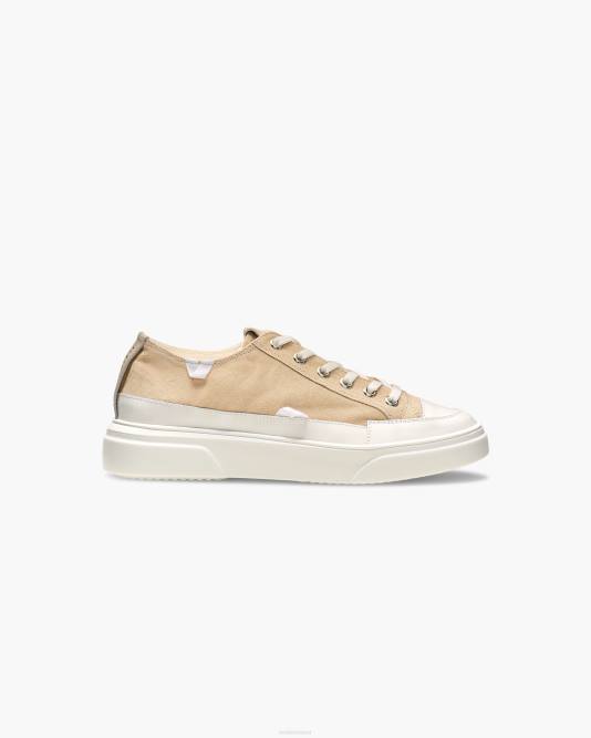 inuikii_men_beige_canvas_lex_low_footwear_b8tl335.jpg INUIKII Men Beige Canvas Lex Low Footwear B8TL335 - Image 1