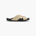 INUIKII Men Beige Crossed Footwear B8TL347