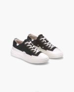 INUIKII Men Black Canvas Lex Low Footwear B8TL332 - Image 2