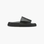 INUIKII Men Black Velcro Leather Footwear B8TL361