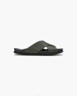 INUIKII Men Green Crossed Footwear B8TL348