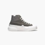 INUIKII Men Grey Canvas Lex High Footwear B8TL330