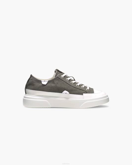 inuikii_men_grey_canvas_lex_low_footwear_b8tl333.jpg INUIKII Men Grey Canvas Lex Low Footwear B8TL333 - Image 1