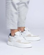 INUIKII Men White / Blue Hugo Accent Footwear B8TL337 - Image 3
