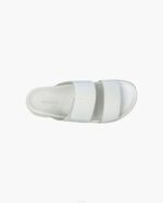 INUIKII Men White Classic Double Band Footwear B8TL344 - Image 3