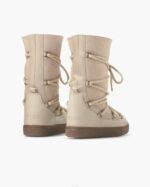 INUIKII Women Beige Classic High Laced Footwear B8TL129 - Image 3