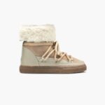 INUIKII Women Beige Classic Sneaker High Footwear B8TL134