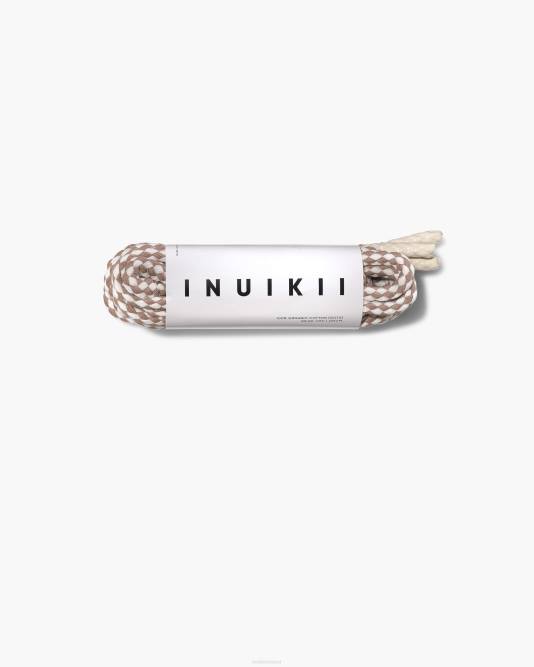 INUIKII Women Beige-Cru Bicolor Cotton Lace Accessories B8TL318 - Image 2