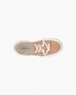 INUIKII Women Beige Matilda Suede Low Footwear B8TL53 - Image 3