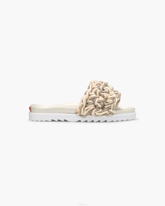 inuikii_women_beige_multilace_slide_footwear_b8tl90.jpg INUIKII Women Beige Multilace Slide Footwear B8TL90 - Image 1