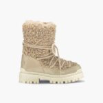 INUIKII Women Beige Riccio Vegan Footwear B8TL245