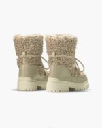 INUIKII Women Beige Riccio Vegan Footwear B8TL245 - Image 3