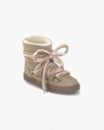 INUIKII Women Beige Tripple Lace Footwear B8TL256 - Image 2