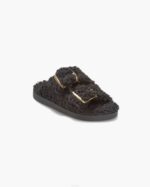 INUIKII Women Black Buckle Vegan Footwear B8TL99 - Image 2