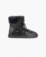INUIKII Women Black Classic Sneaker High Footwear B8TL133