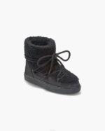 INUIKII Women Black Curly Footwear B8TL159 - Image 2