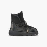 INUIKII Women Black Endurance Trekking Footwear B8TL189