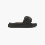 INUIKII Women Black Fjord Flower Footwear B8TL69