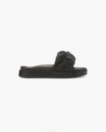 INUIKII Women Black Fjord Flower Footwear B8TL69