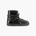 INUIKII Women Black Full Leather Naplack Footwear B8TL193