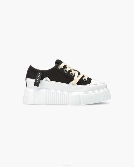 inuikii_women_black_matilda_canvas_low_23_footwear_b8tl43.jpg INUIKII Women Black Matilda Canvas Low 23 Footwear B8TL43 - Image 1