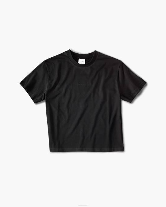 inuikii_women_black_organic_cotton_t_shirt_apparel_b8tl271.jpg INUIKII Women Black Organic Cotton T-Shirt Apparel B8TL271 - Image 1