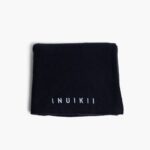 INUIKII Women Black Oversized Wool Scarf Accessories B8TL311