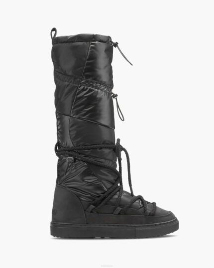 INUIKII Women Black Puffer High Footwear B8TL235