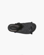 INUIKII Women Black Raffia Moon Footwear B8TL83 - Image 2