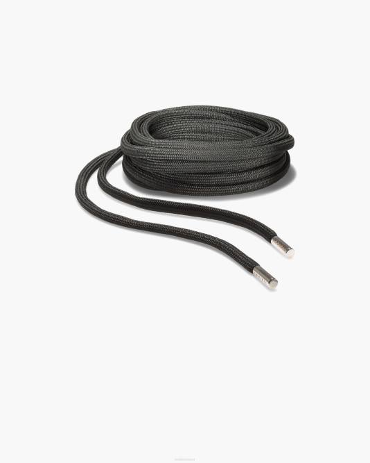 inuikii_women_black_silver_polyester_laces_220_accessories_b8tl327.jpg INUIKII Women Black-Silver Polyester Laces 220 Accessories B8TL327 - Image 1