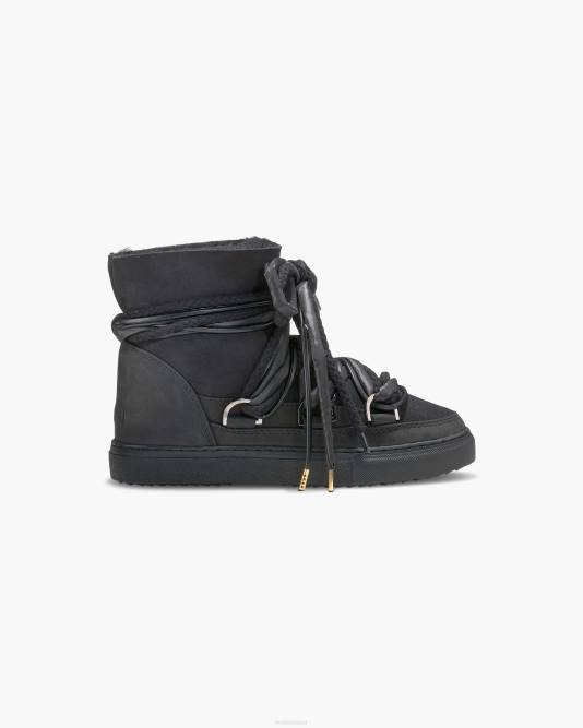 inuikii_women_black_tripple_lace_footwear_b8tl255.jpg INUIKII Women Black Tripple Lace Footwear B8TL255 - Image 1