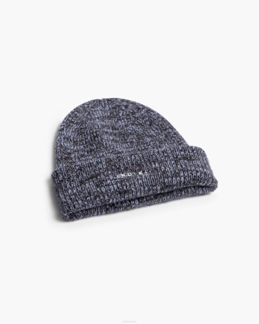 INUIKII Women Blue Bicolor Beanie Accessories B8TL290 - Image 2