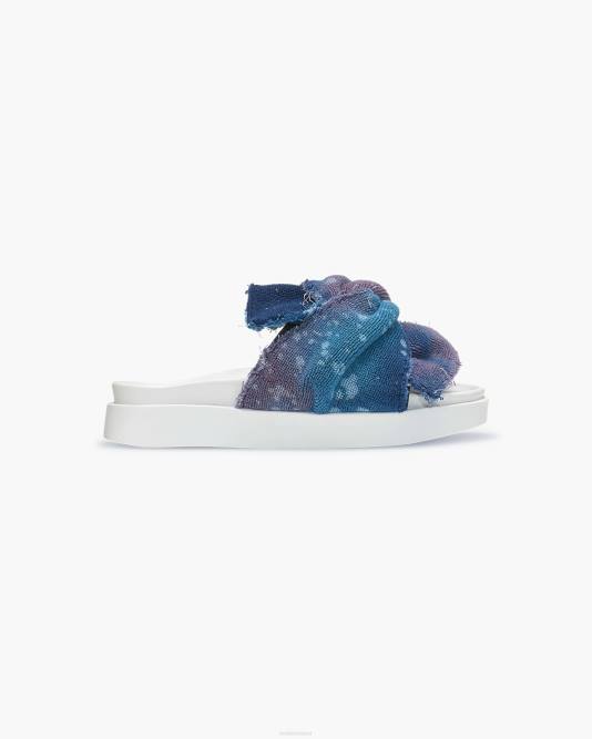 inuikii_women_blue_jersey_knot_footwear_b8tl73.jpg INUIKII Women Blue Jersey Knot Footwear B8TL73 - Image 1