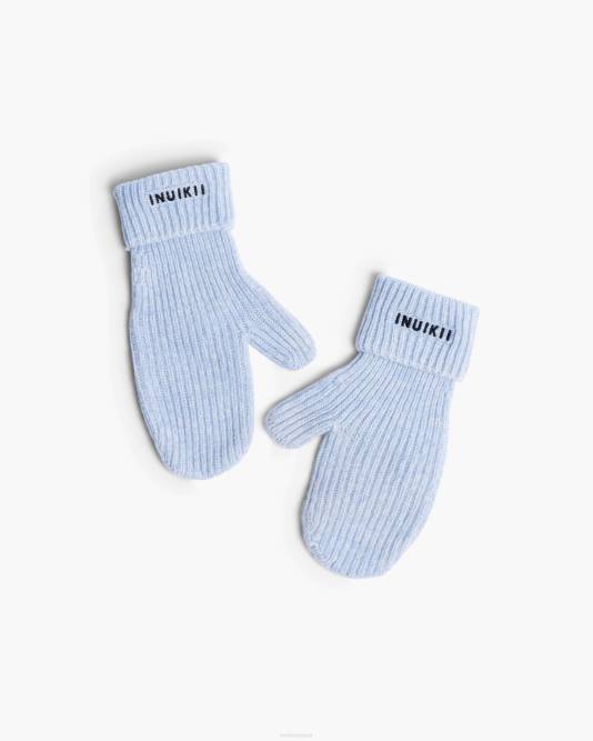 inuikii_women_blue_white_oversized_glove_accessories_b8tl315.jpg INUIKII Women Blue - White Oversized Glove Accessories B8TL315 - Image 1