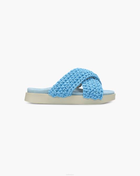 inuikii_women_blue_woven_footwear_b8tl26.jpg INUIKII Women Blue Woven Footwear B8TL26 - Image 1