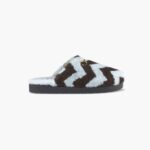 INUIKII Women Blue Zig Zag Footwear B8TL109
