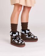 INUIKII Women Blue Zig Zag Footwear B8TL262 - Image 3