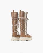 INUIKII Women Brown Endurance Cozy High Footwear B8TL176 - Image 2