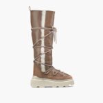 INUIKII Women Brown Endurance Cozy High Footwear B8TL176